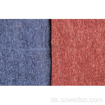 100% Polyester -Festfarbe Chenille -Stoff für HomeTextile